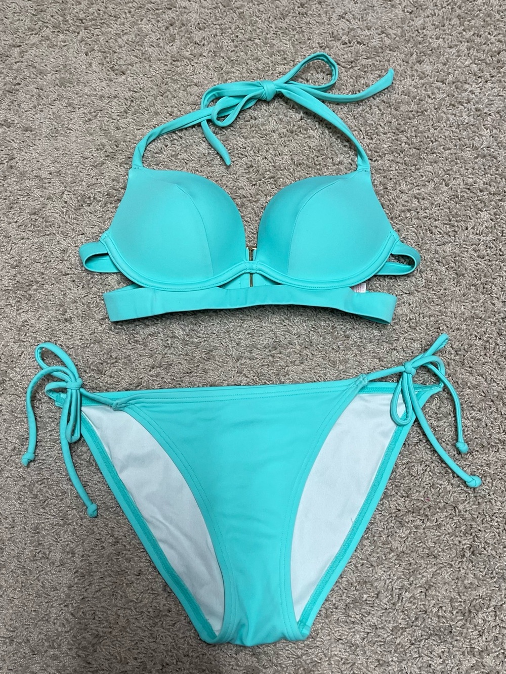 Victoria’s Secret Mint Push Up Bikini